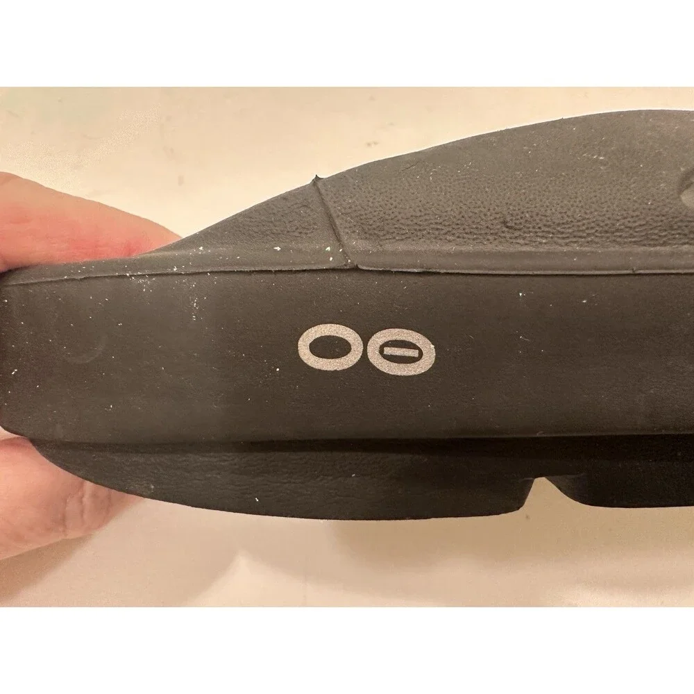 OOFOS OOriginal Recovery Flip Flops Black Size EU 45 US Mens 12 Comfort